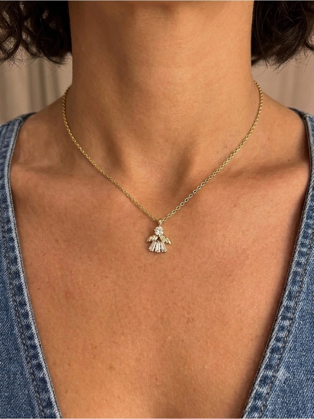 ANGEL necklace | Dainty Necklace | Petite pendant
